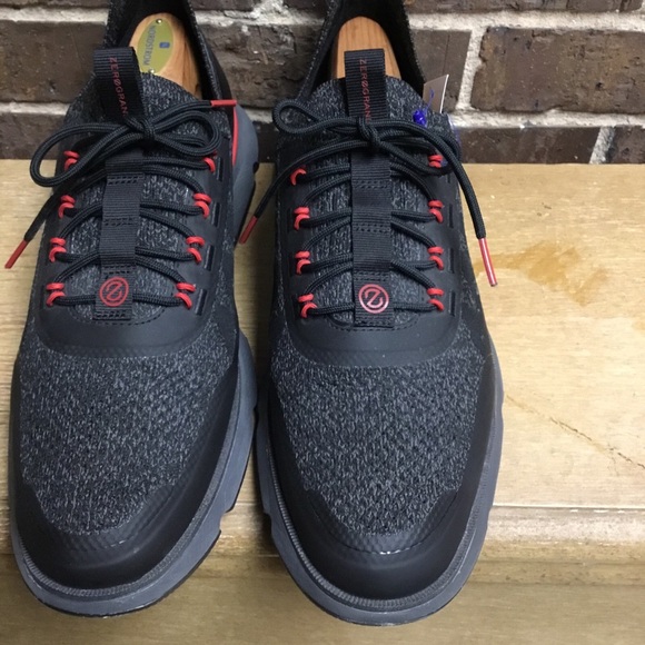 Cole Haan Black and Red Men's Sneakers - Picture 5 of 10